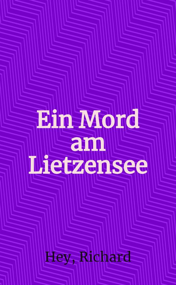 Ein Mord am Lietzensee : Roman