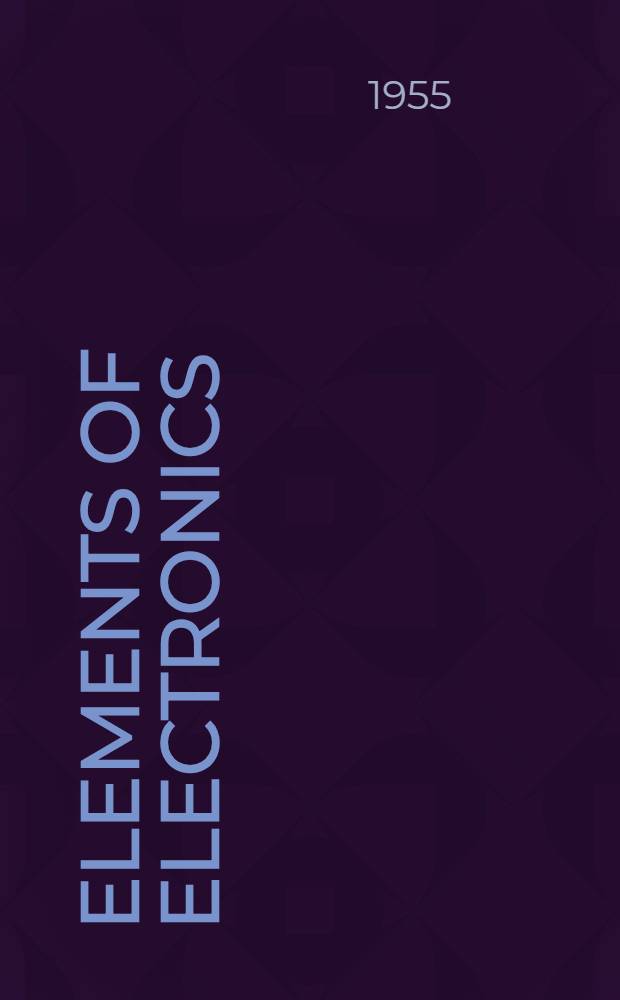 Elements of electronics