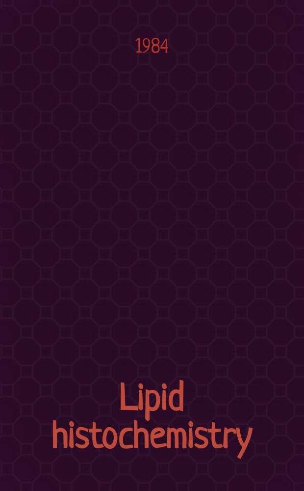 Lipid histochemistry