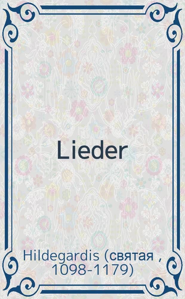 Lieder