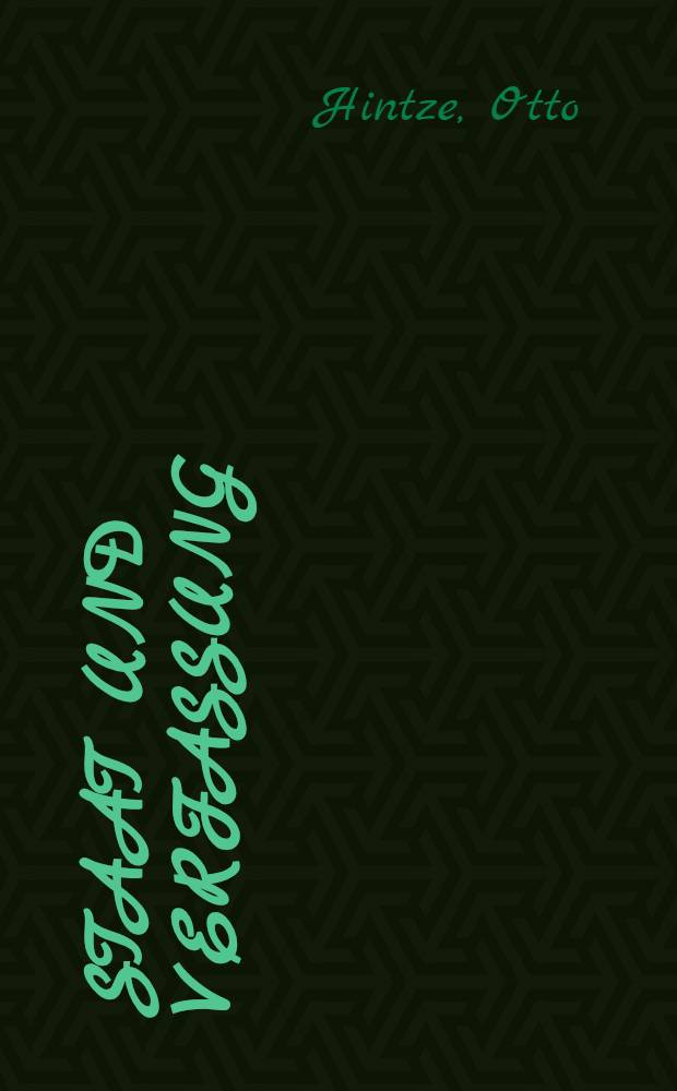 Staat und Verfassung