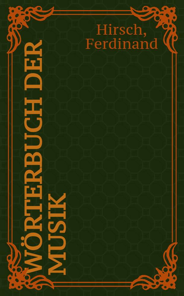 Wörterbuch der Musik