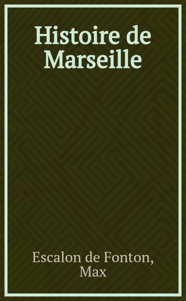 Histoire de Marseille