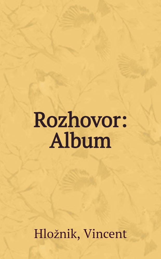 Rozhovor : Album
