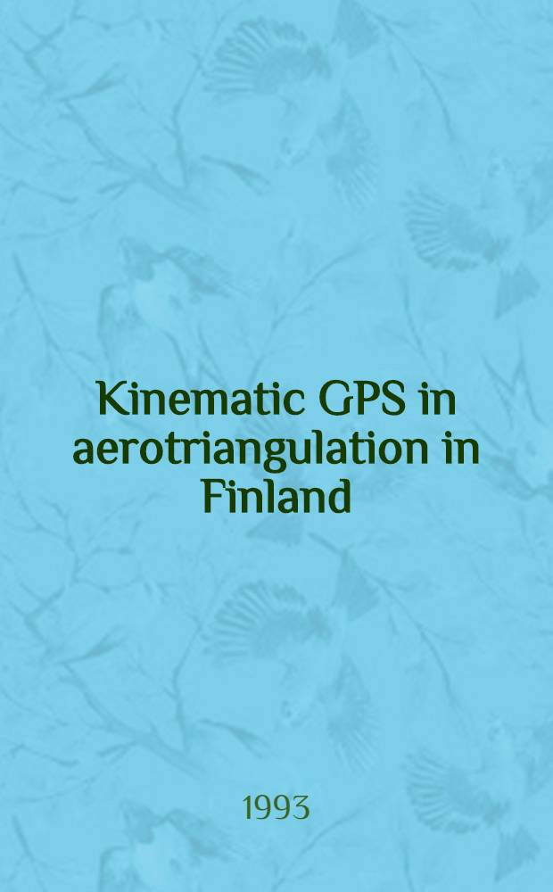 Kinematic GPS in aerotriangulation in Finland