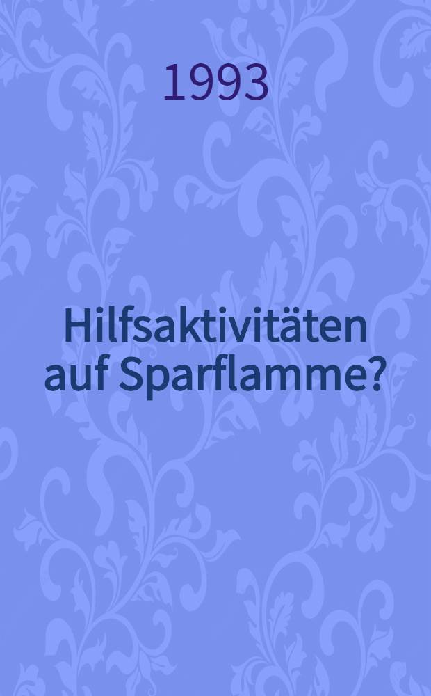 Hilfsaktivitäten auf Sparflamme? : Die Unterstützung für Russland auf dem Tokioter G-7-Gipfel