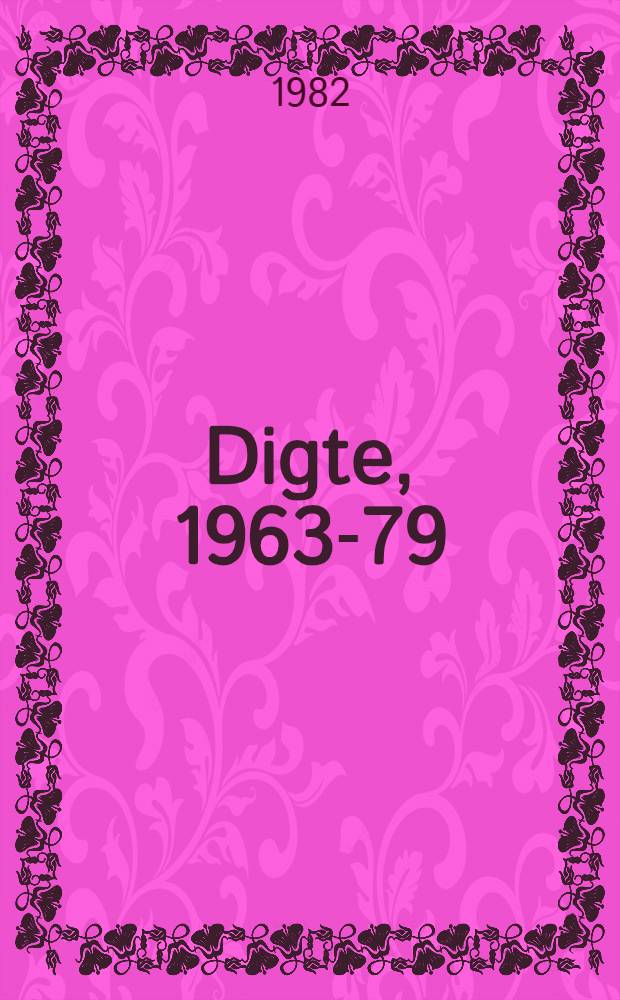 Digte, 1963-79