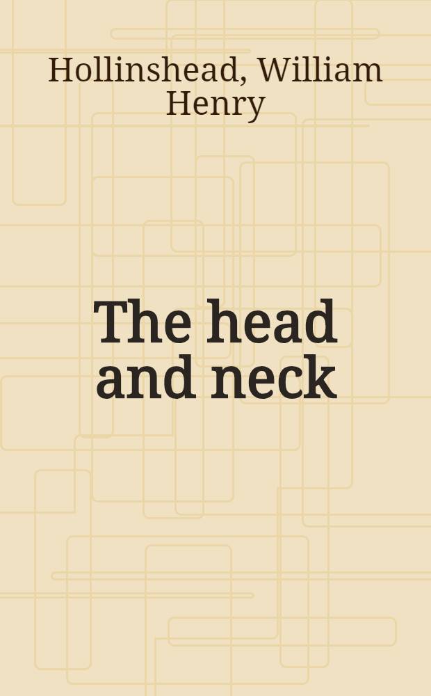 The head and neck