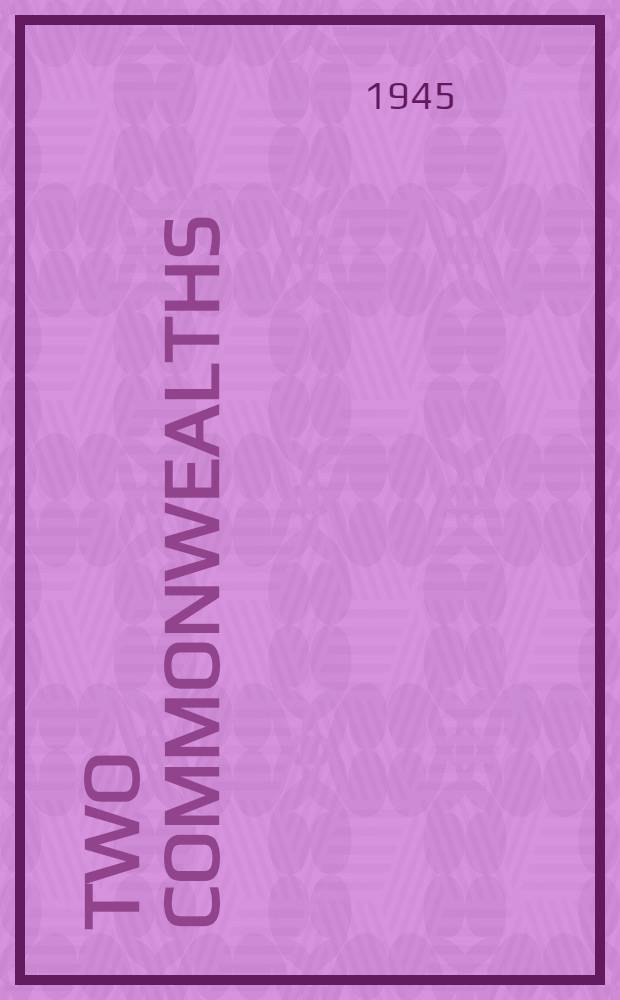 Two commonwealths