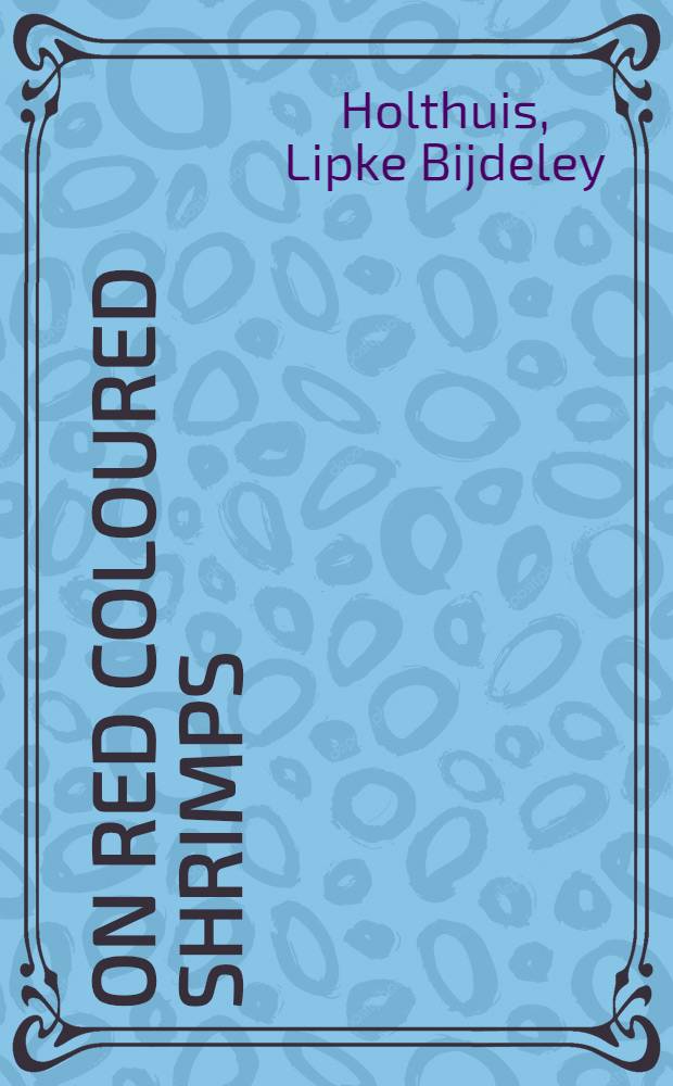 On red coloured shrimps (Decapoda, Caridea) from tropical land-locked salwater pools