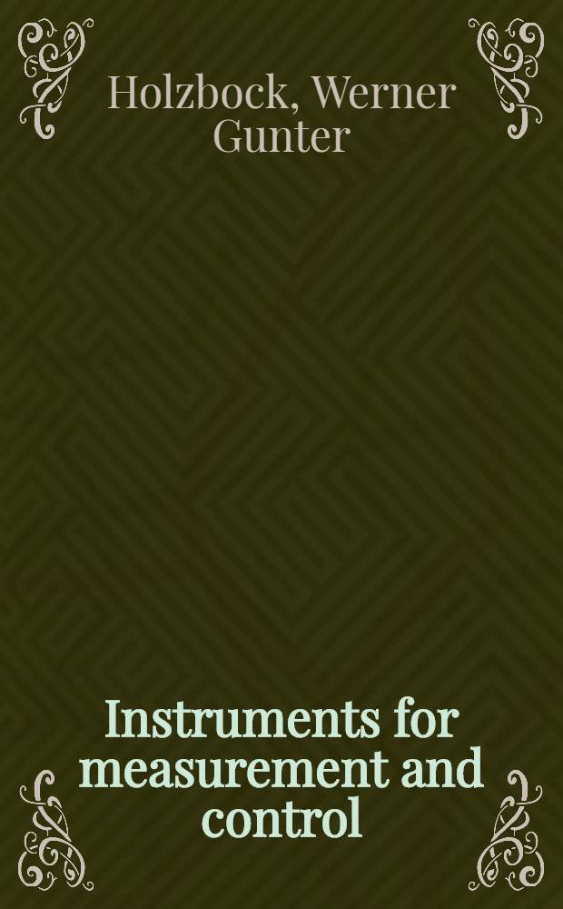 Instruments for measurement and control