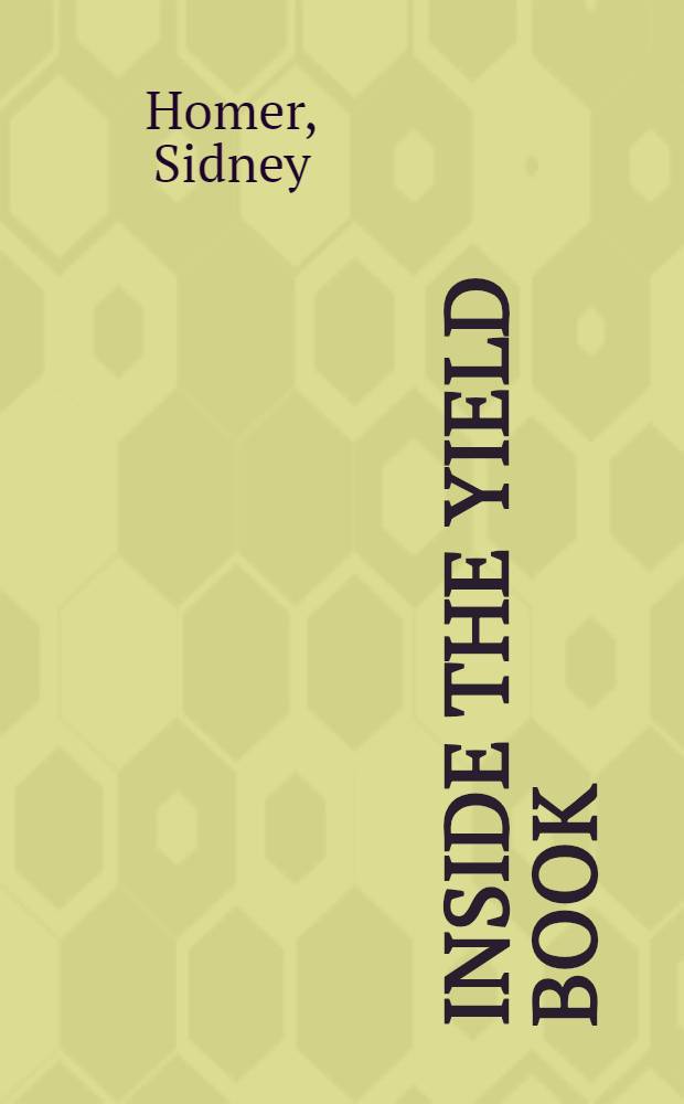 Inside the yield book : New tools for bond market strategy