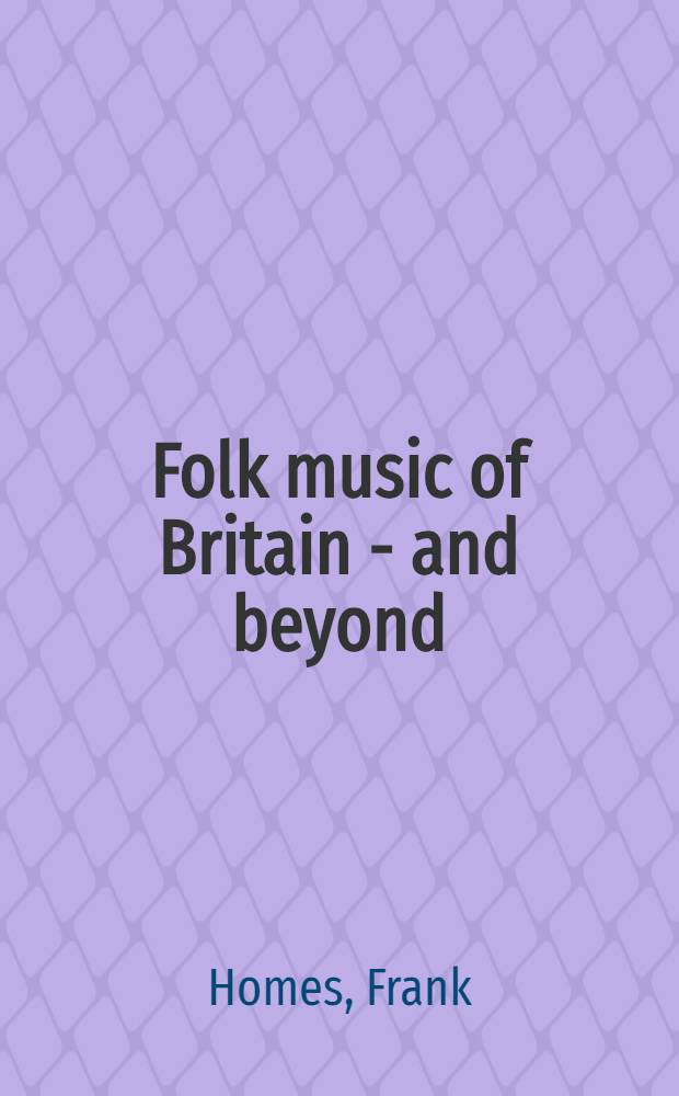 Folk music of Britain - and beyond