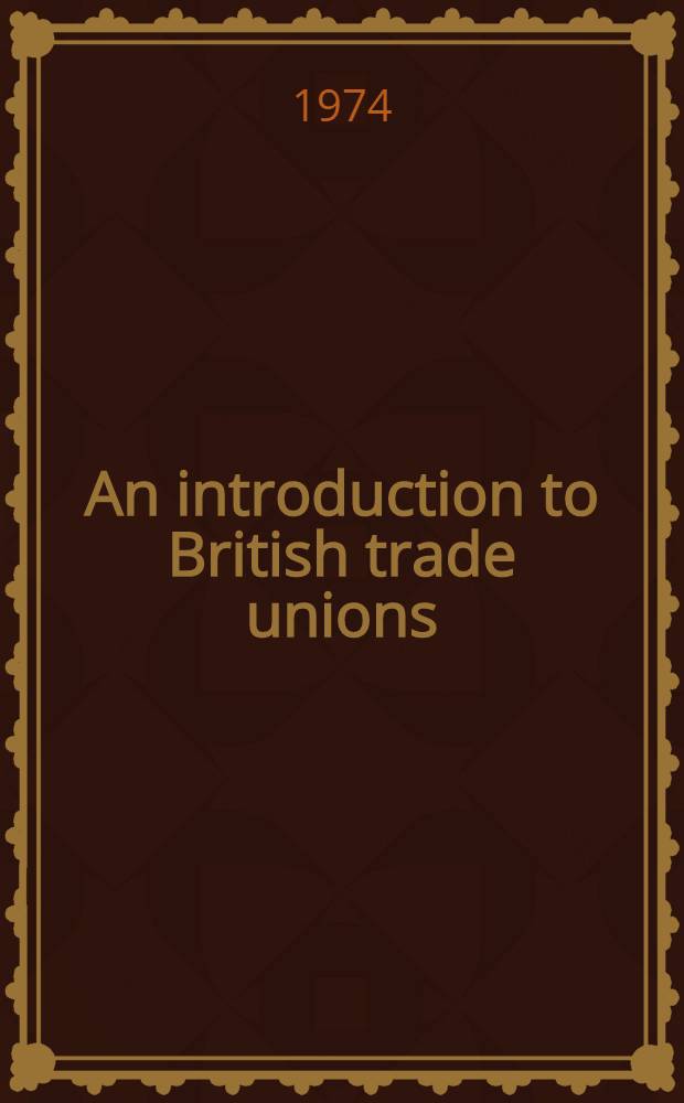 An introduction to British trade unions