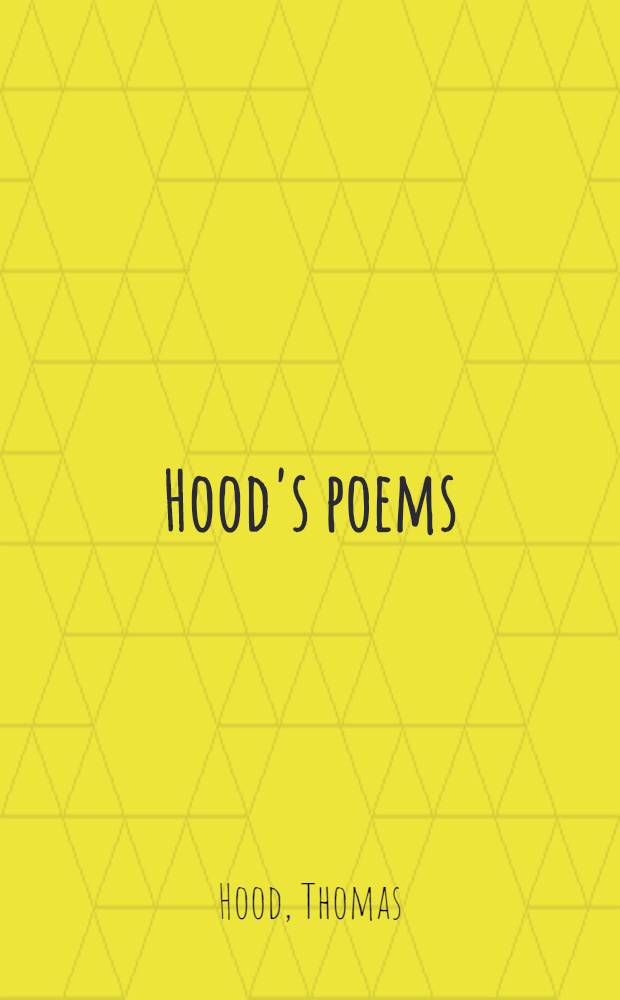 Hood's poems