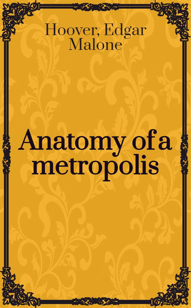Anatomy of a metropolis : The changing distribution of people and jobs within the New York metropolitan region