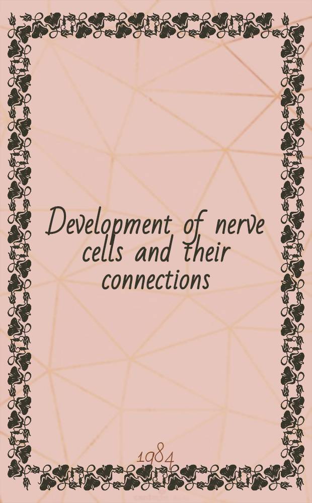 Development of nerve cells and their connections