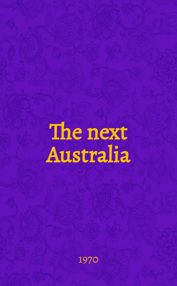 The next Australia