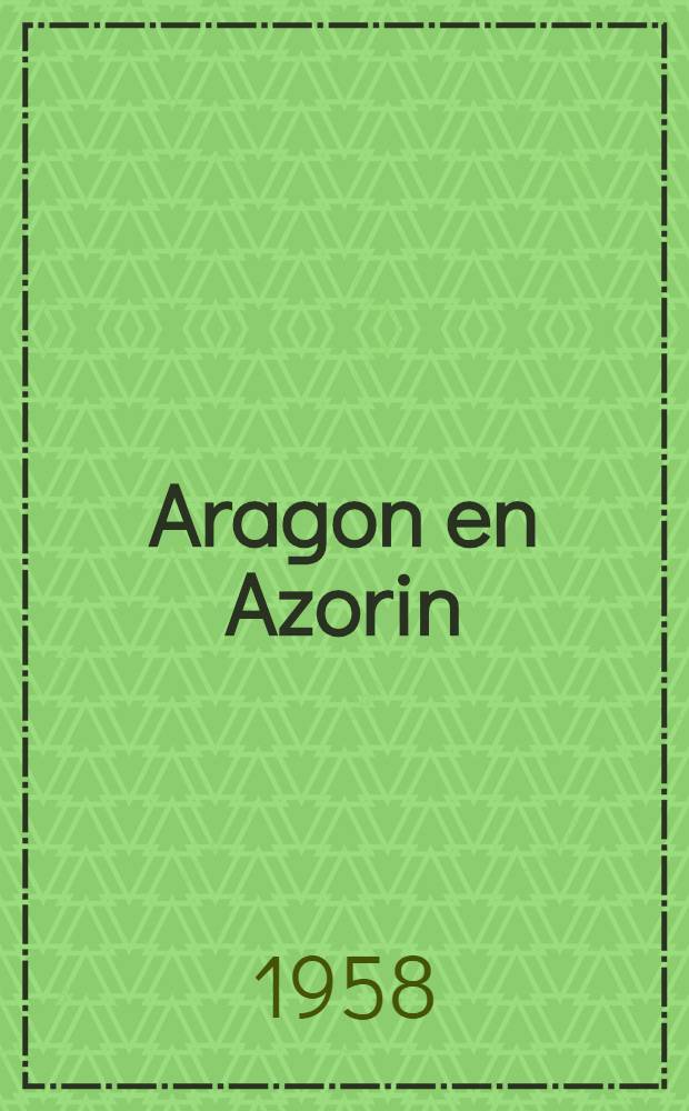 Aragon en Azorin