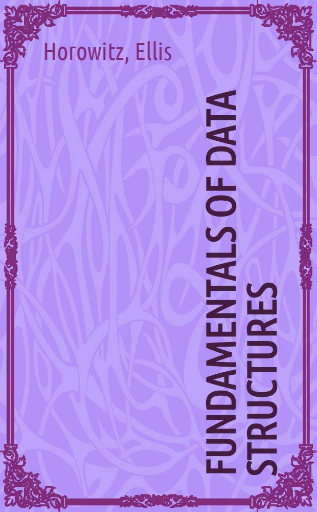 Fundamentals of data structures
