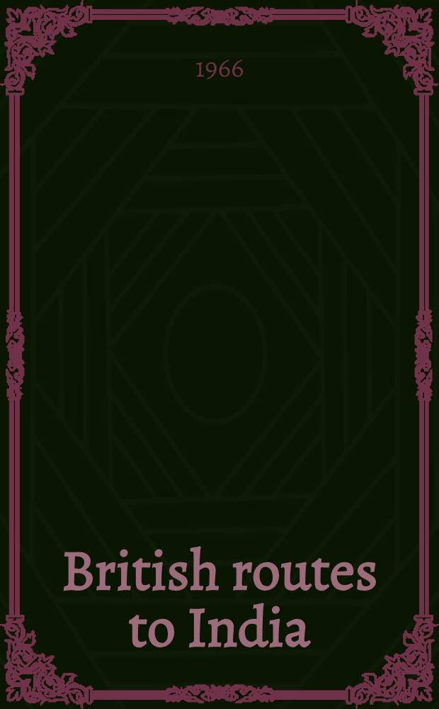 British routes to India