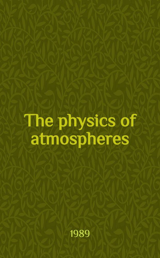 The physics of atmospheres