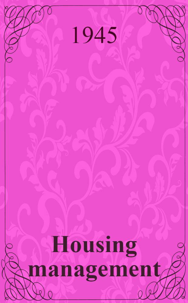 Housing management