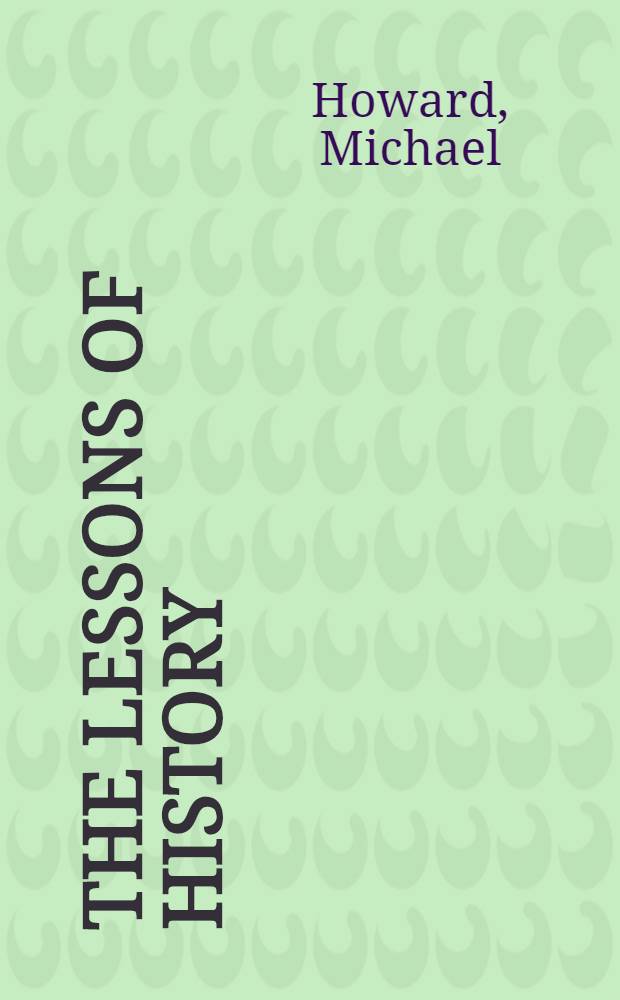 The lessons of history