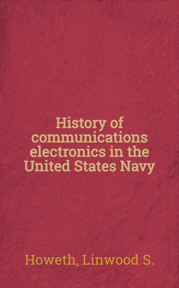 History of communications electronics in the United States Navy