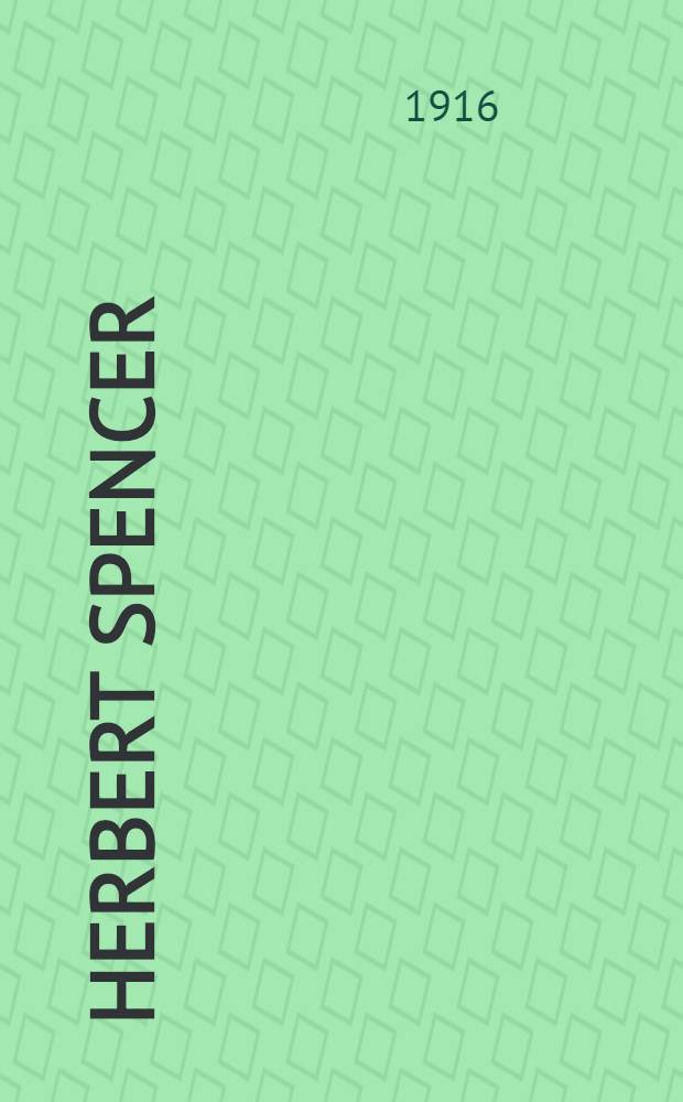 Herbert Spencer