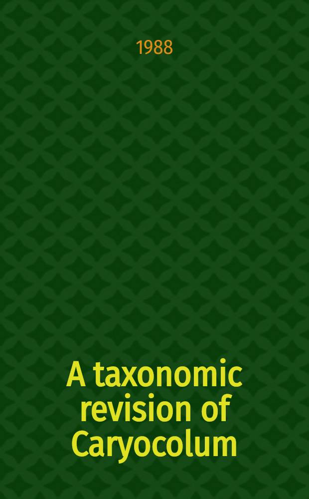 A taxonomic revision of Caryocolum (Lepidoptera: Gelechiidae)