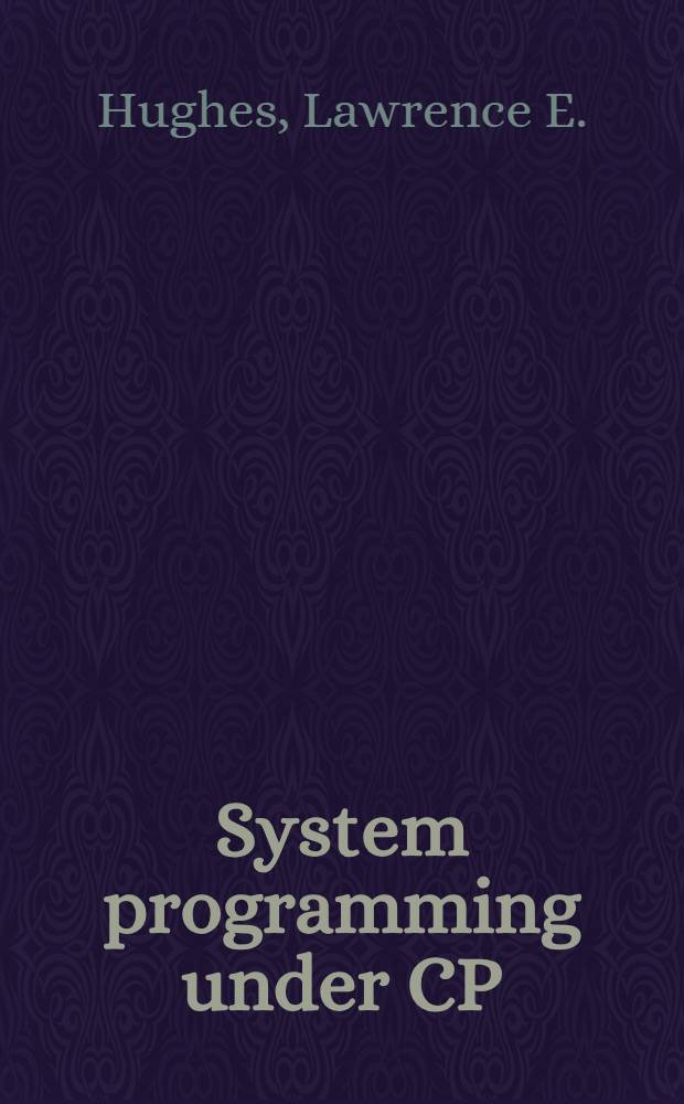 System programming under CP/M-80