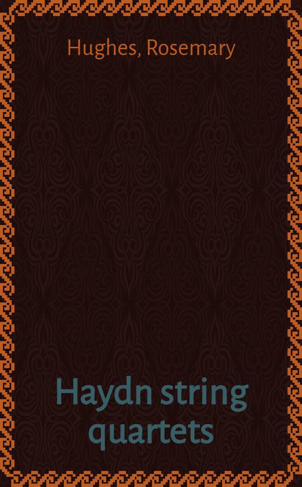 Haydn string quartets