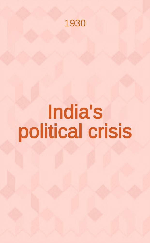 India's political crisis