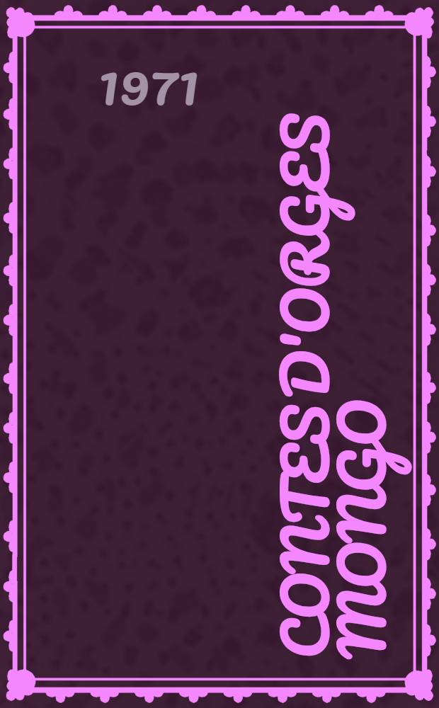 Contes d'orges Mongo