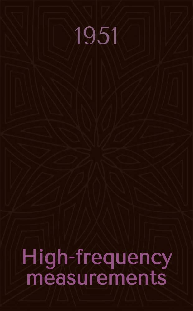 High-frequency measurements