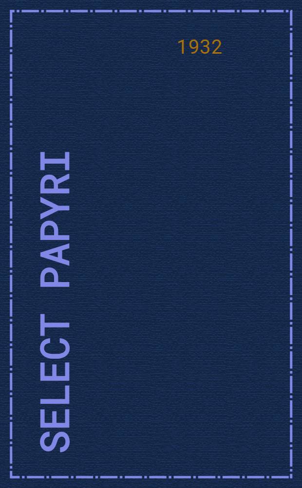 Select papyri