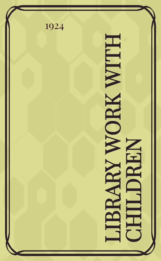 Library work with children