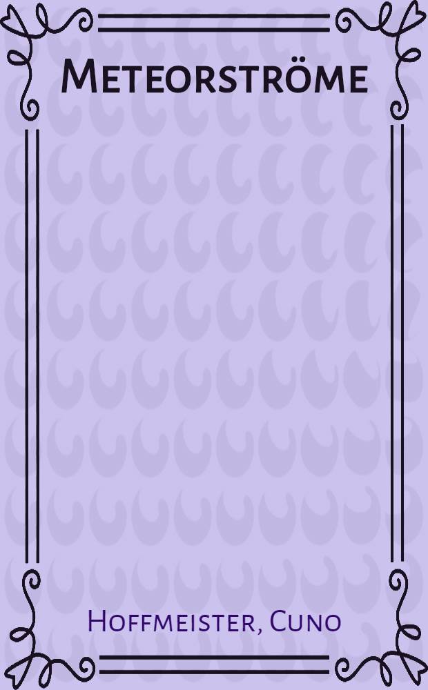 Meteorstr&ouml;me