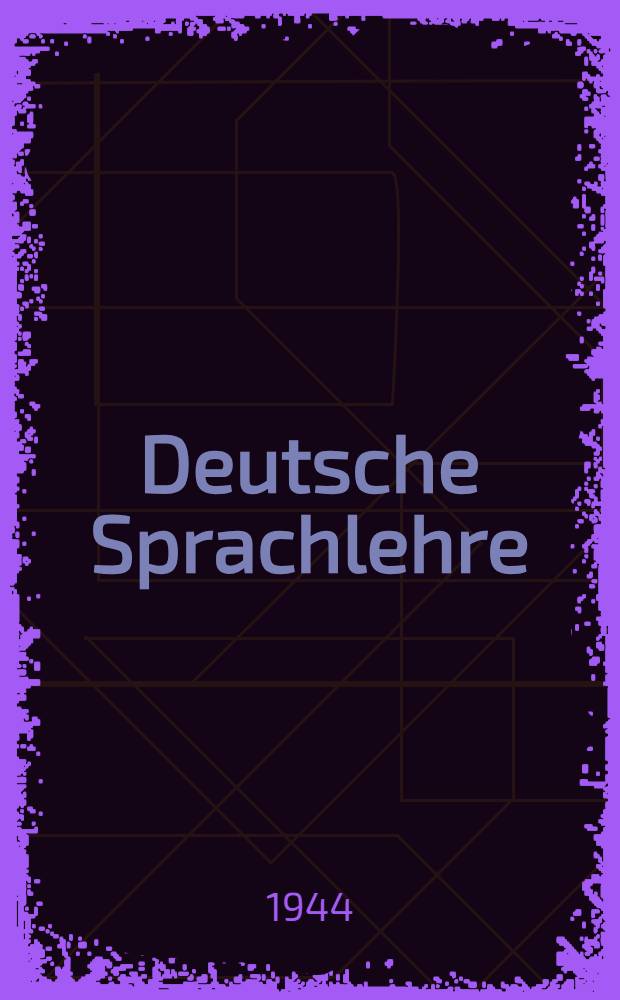 Deutsche Sprachlehre