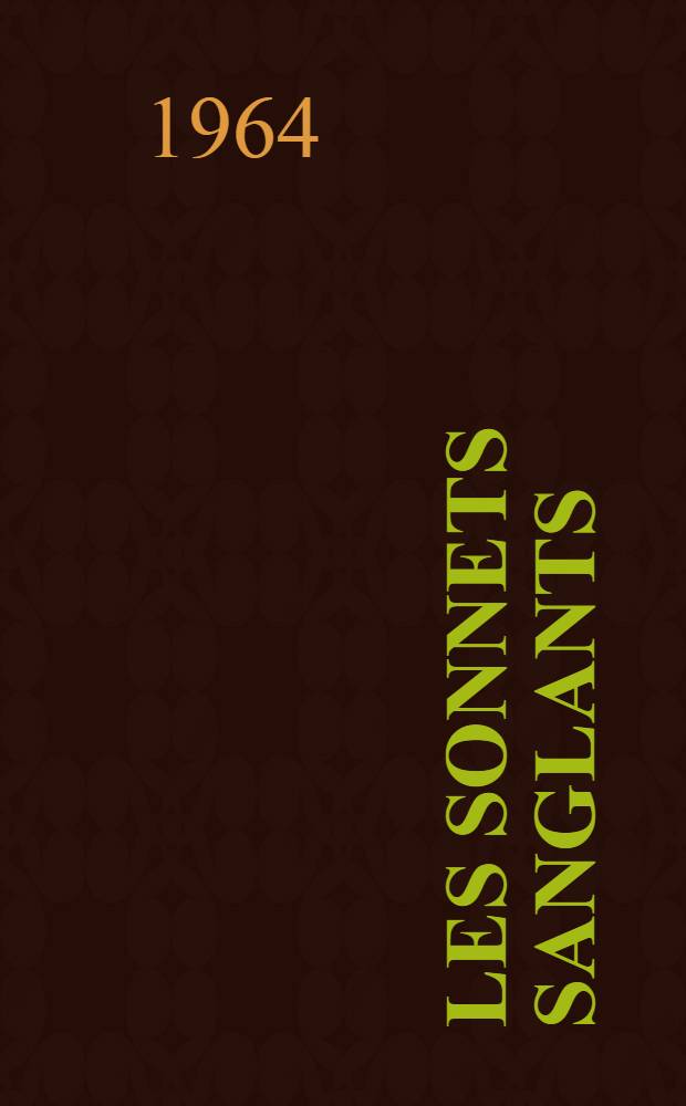 Les sonnets sanglants