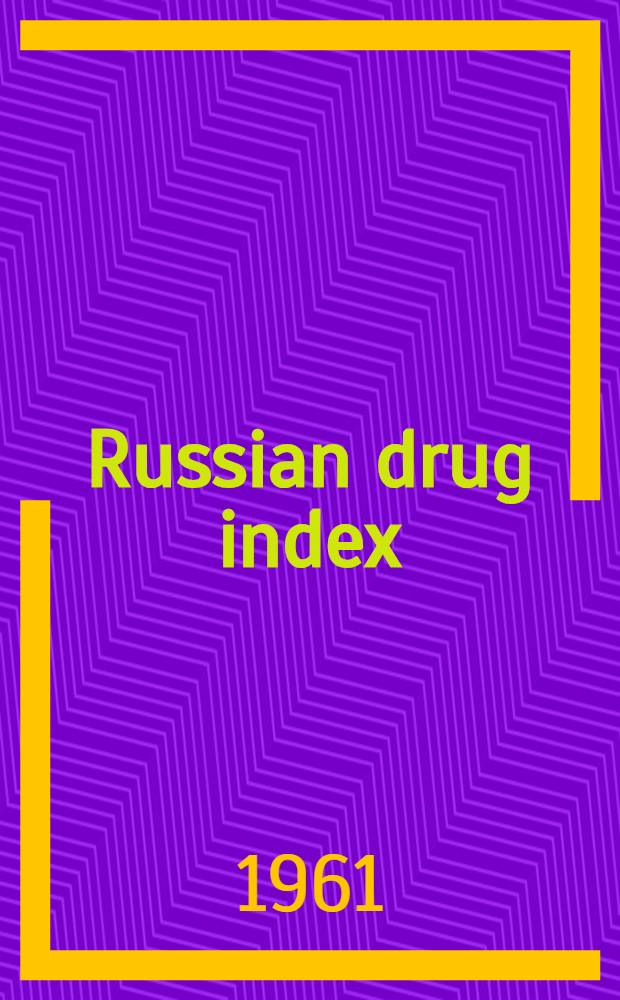 Russian drug index
