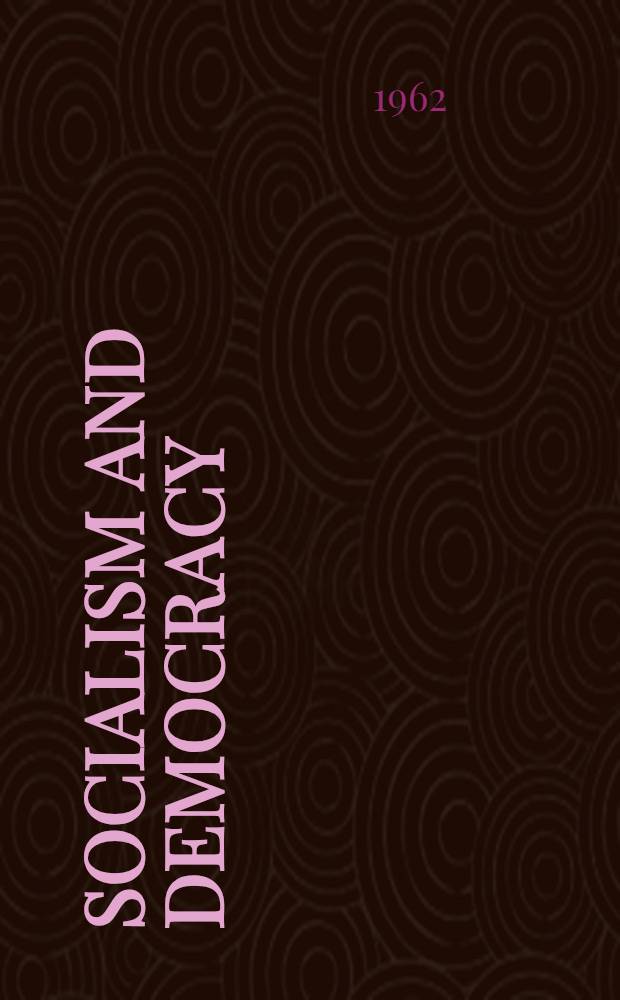 Socialism and democracy