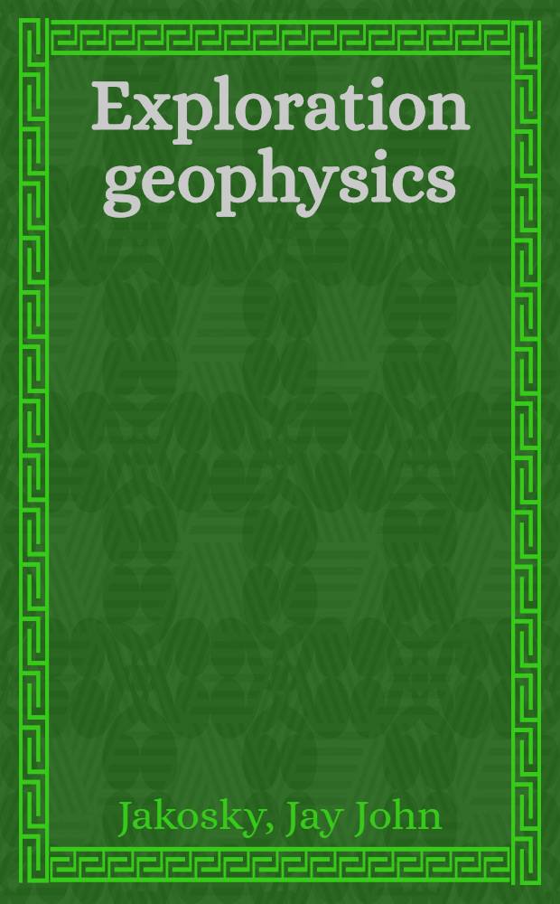Exploration geophysics