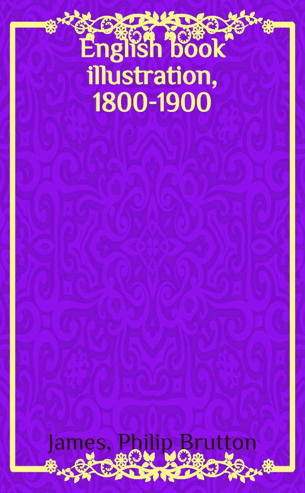 English book illustration, 1800-1900