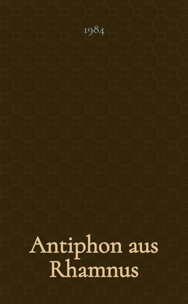 Antiphon aus Rhamnus