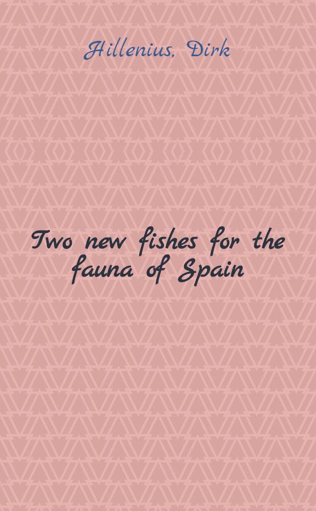 Two new fishes for the fauna of Spain: Leuciscus (-Telestes) soufia Risso, 1826 and Leuciscus (Linnaeus, 1758)