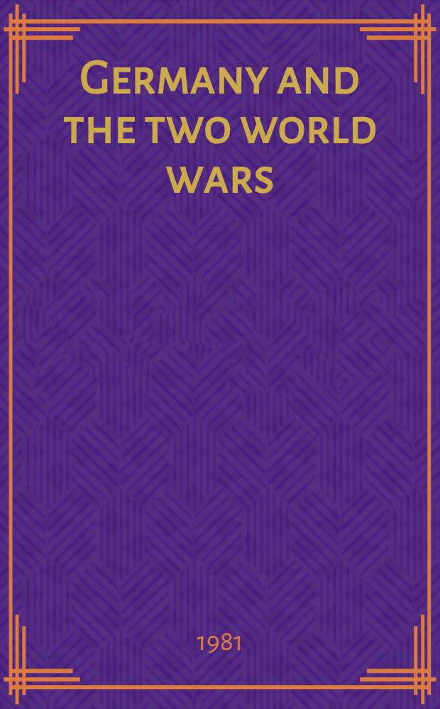 Germany and the two world wars