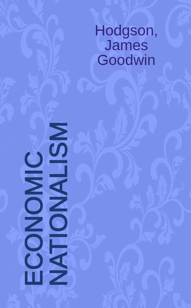 ... Economic nationalism