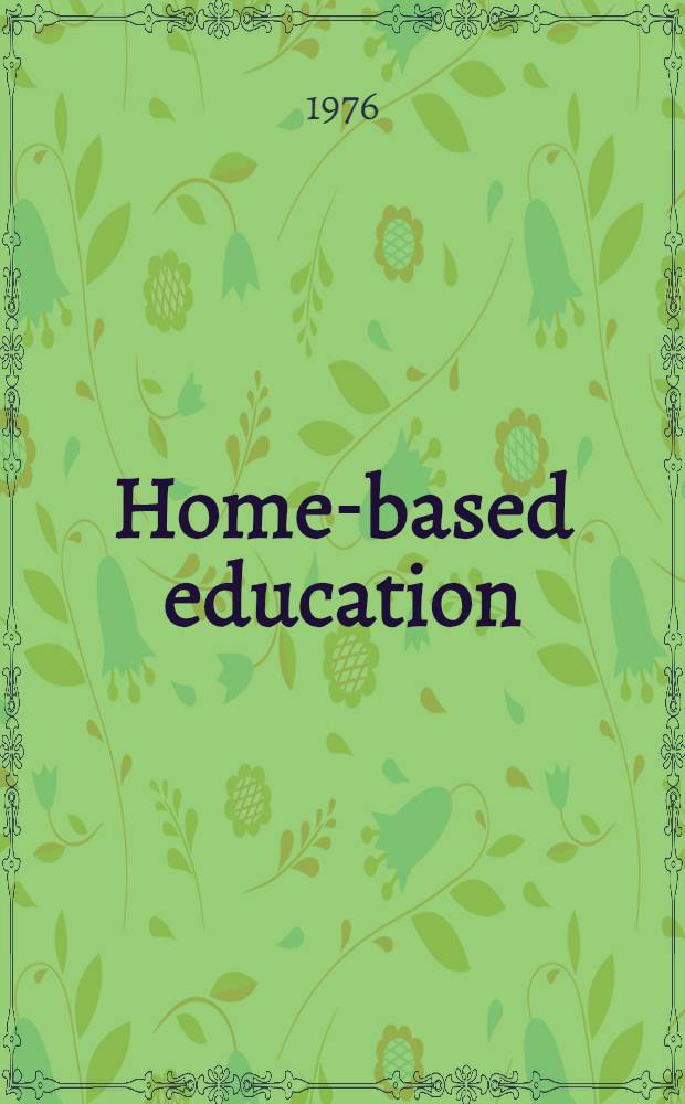 Home-based education : Needs a. technological opportunities